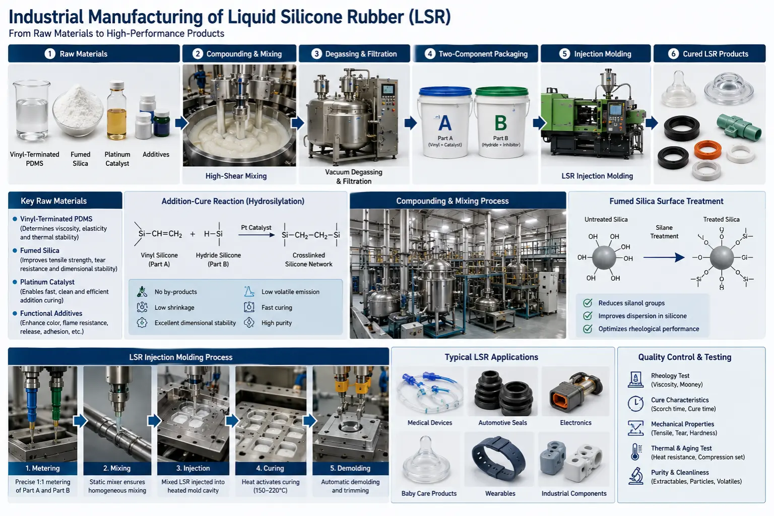 making liquid silicone rubber