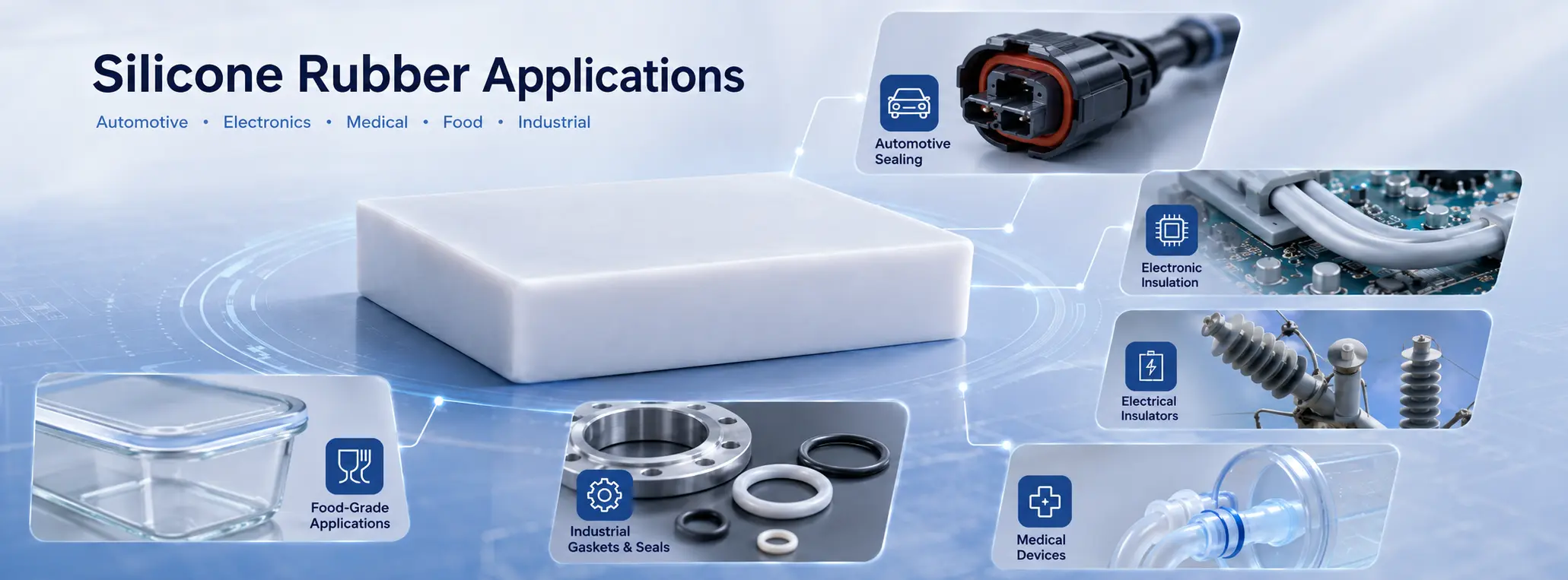 silicone rubber application