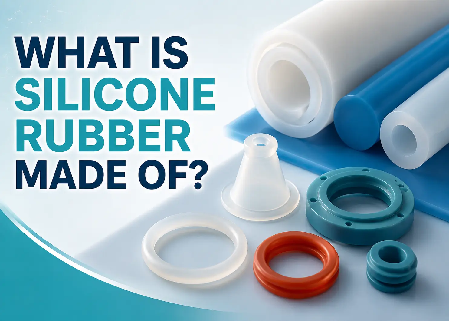 What is silicone rubber made of？