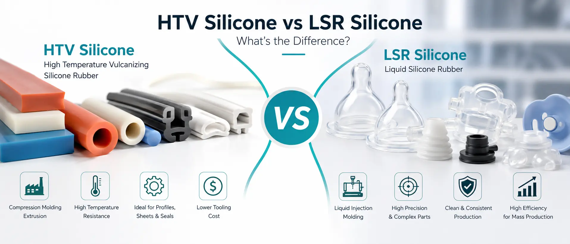 htv and lsr silicone rubber