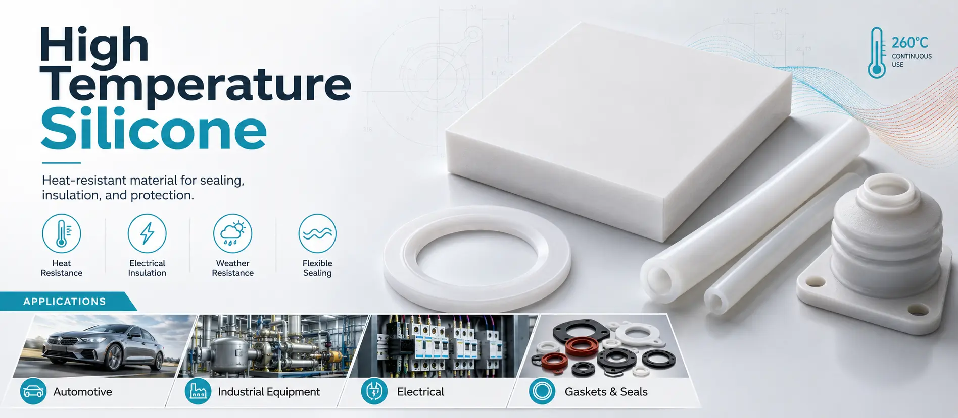 high temperature silicone