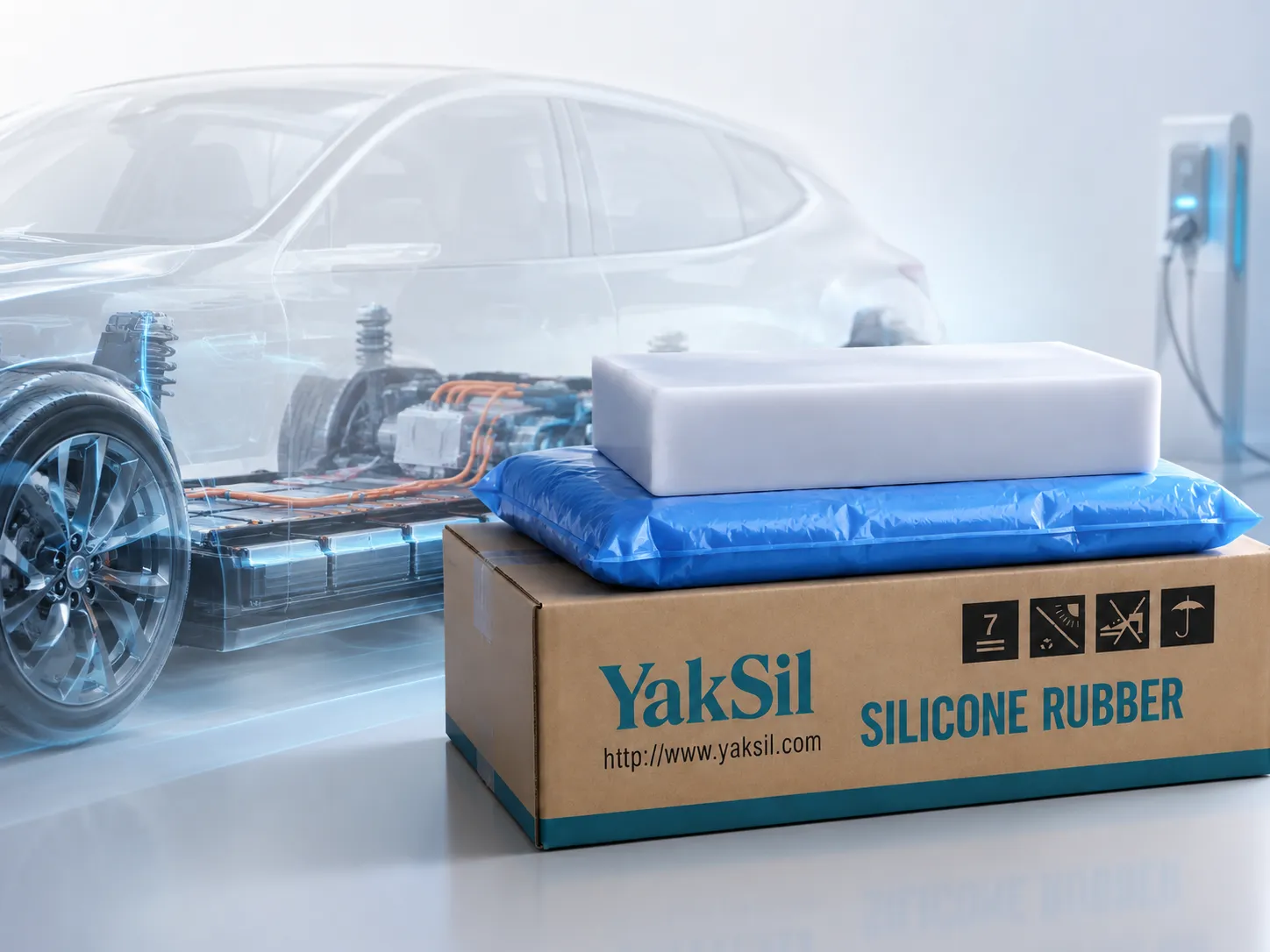 Electric vehicle battery pack with high-voltage connectors and sealing components