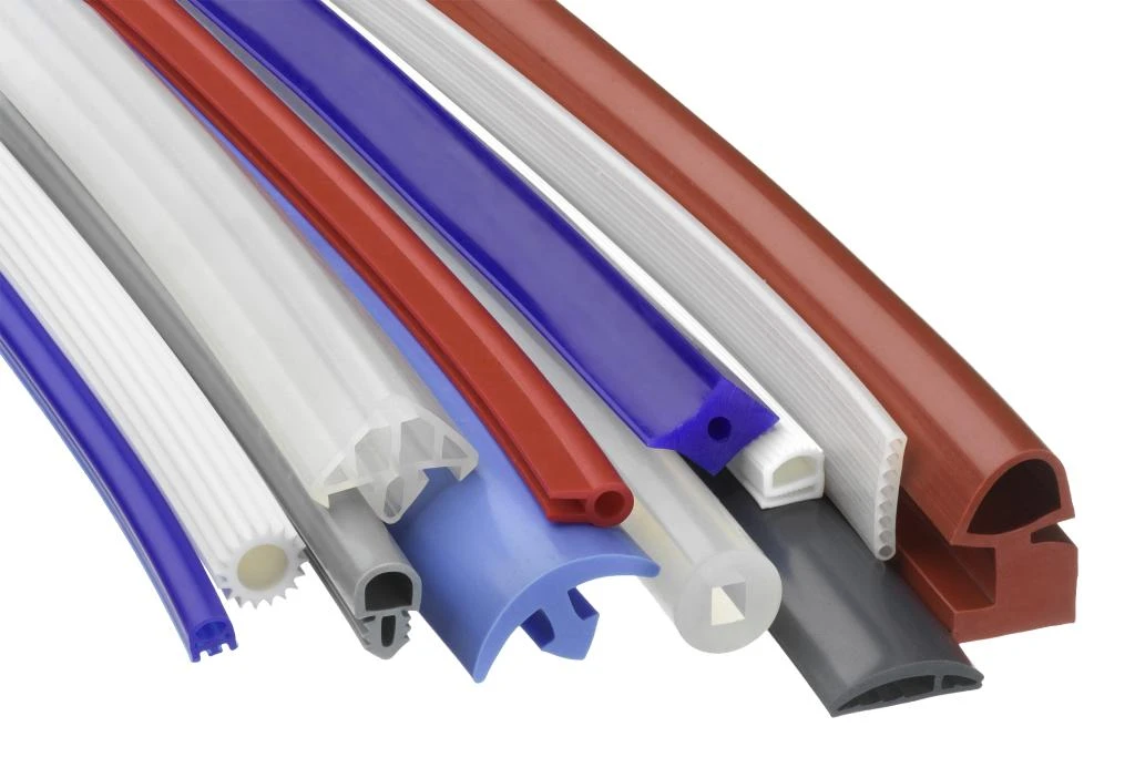 Silicone rubber extrusion profiles in different shapes and cross sections